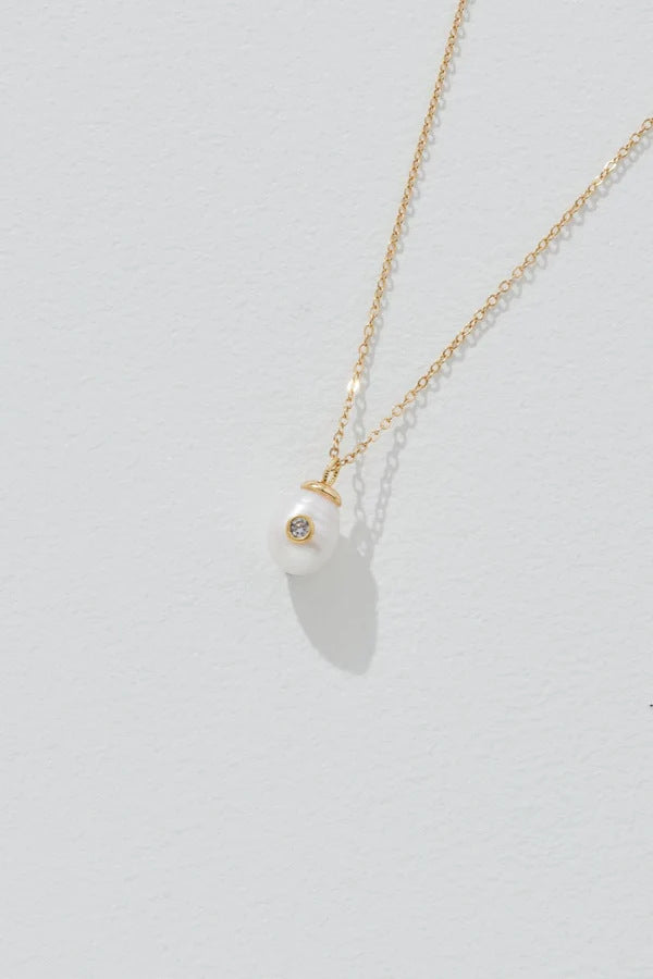 Wholesale Pearl Pendant Necklace December Birthstone Necklace