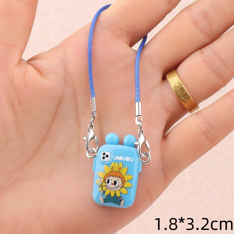 Wholesale Cute cartoon mini phone case doll accessories