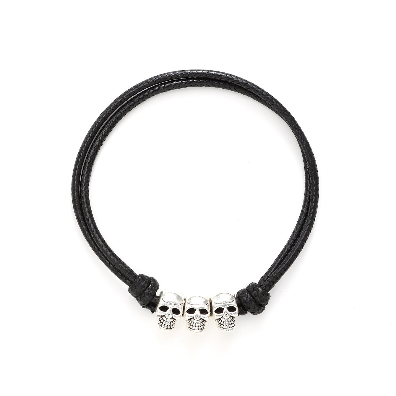 Wholesale Turtle Skull Cross Flower Alloy Cowhide Rope Bracelet ACC-BT-YTian012