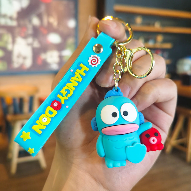 Wholesale Cartoon Cute Silicone Keychains ACCVIP-KC-FanChe002
