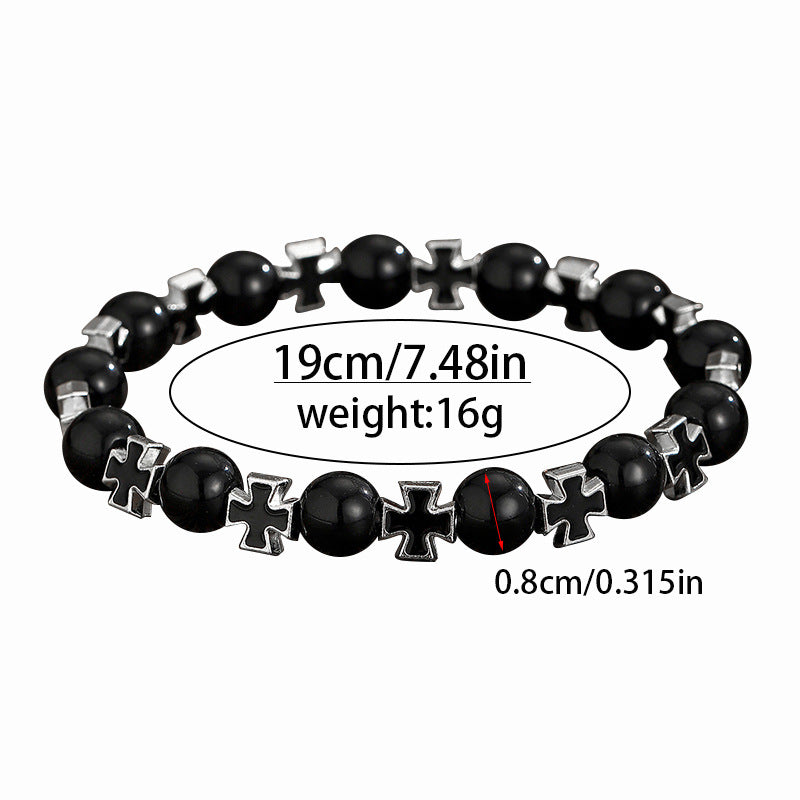 Wholesale Niche cross  Elastic Bracelet