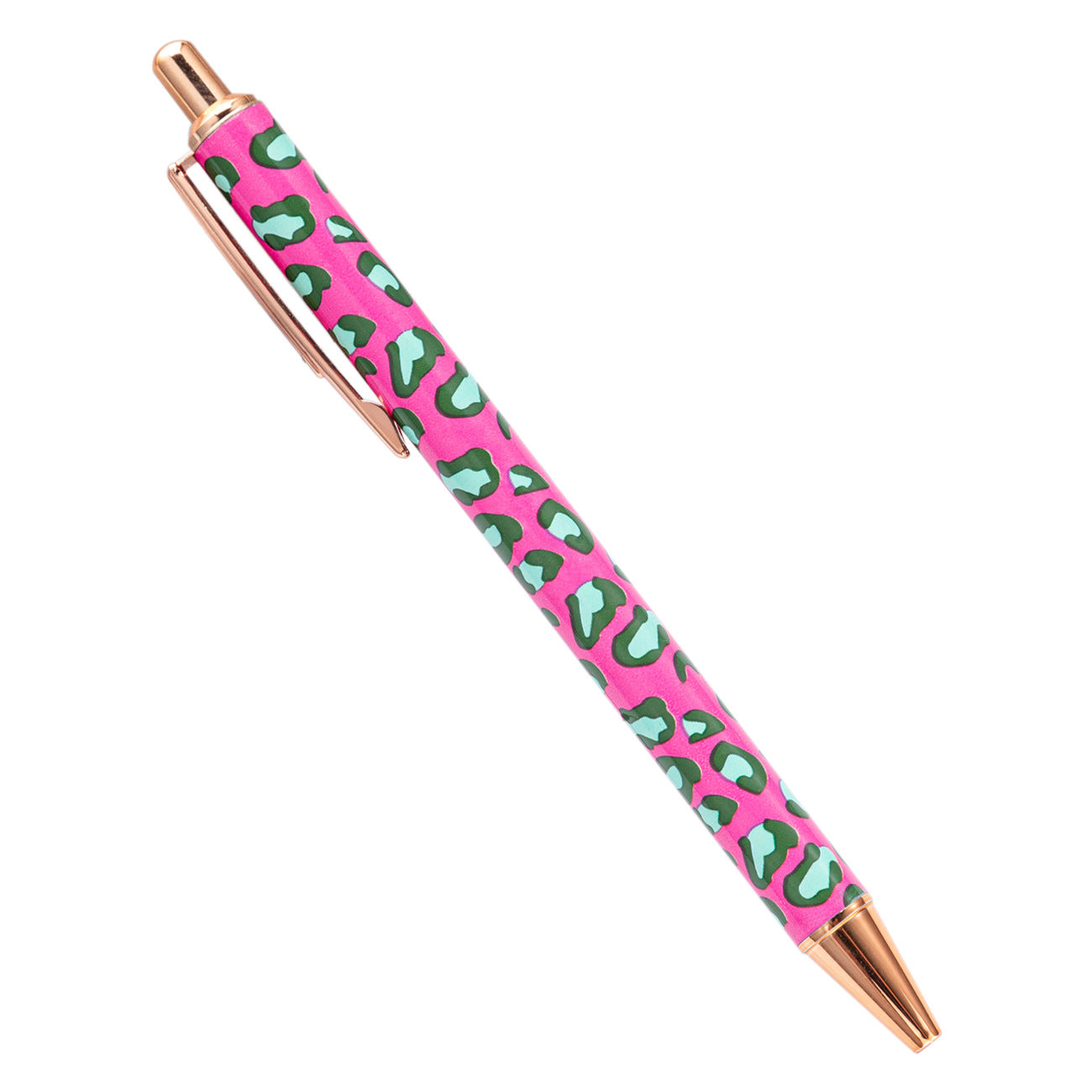 Wholesale Back to School floral film pen multi-color cartoon cute leopard ballpoint pen
