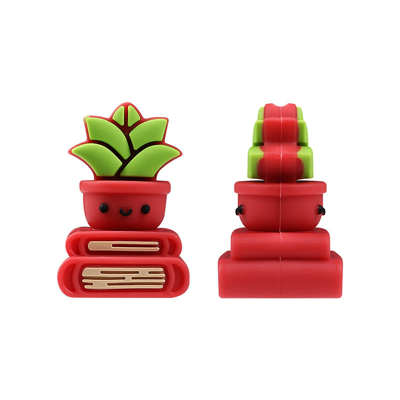 Wholesale 20pcs Flower Pot Silicone 3D Focal Beads DIY Bead Accessories ACC-BDS-RongFa052