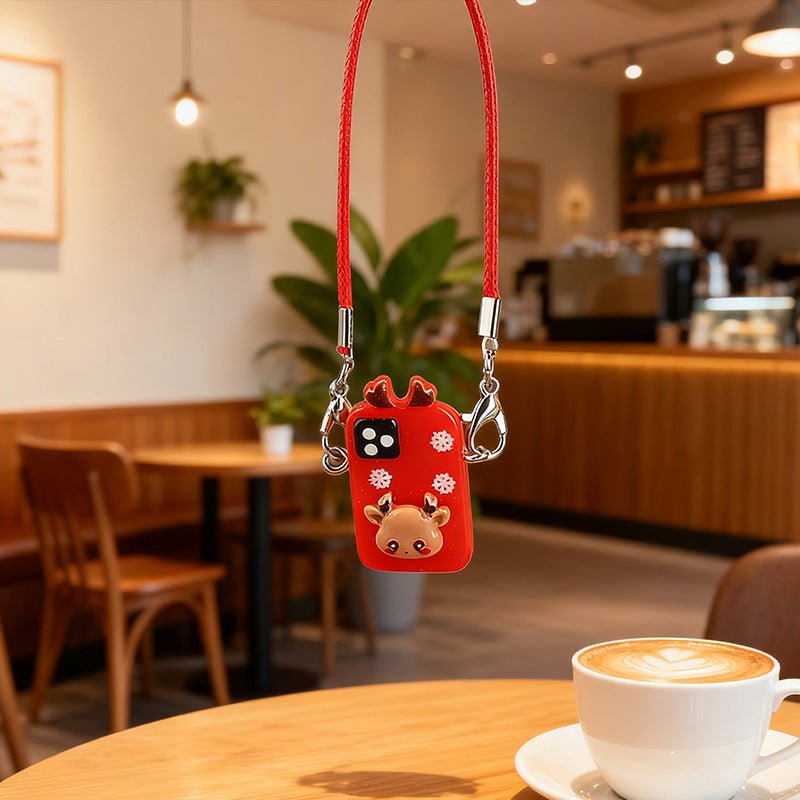 Wholesale Christmas-themed crossbody mini cartoon doll ornaments