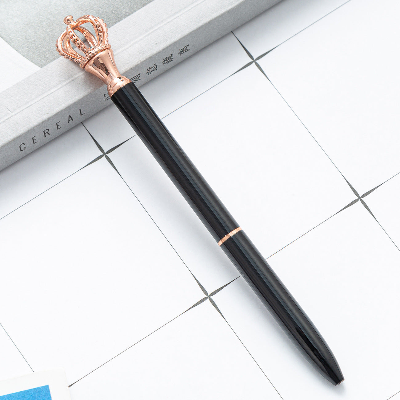 Wholesale Back to School Crown ballpoint pen cute cartoon  metal pen