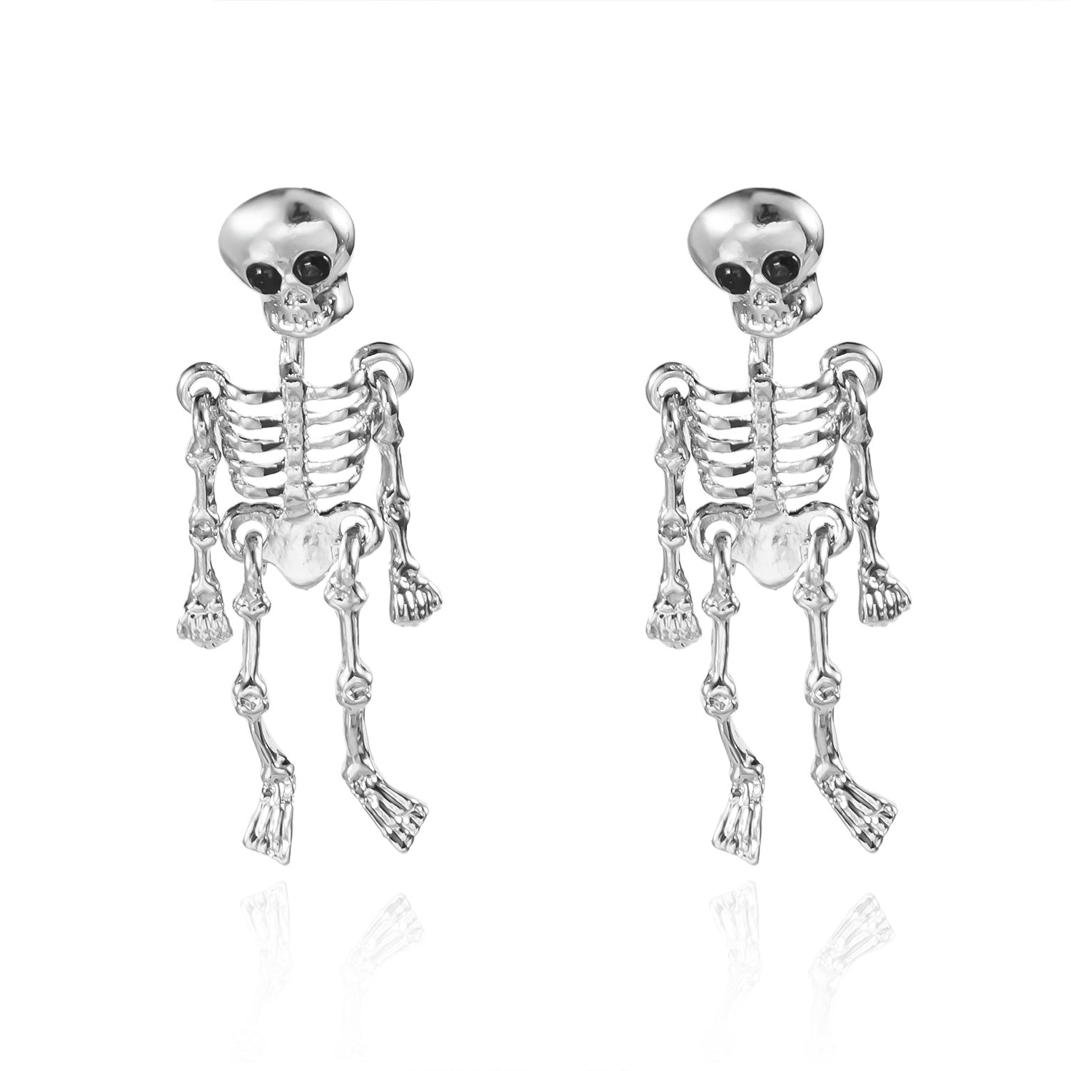 Wholesale Halloween Skeleton Party Earrings