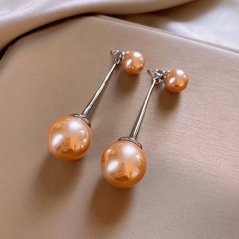 Wholesale French Vintage Camellia Flower Earrings Alloy Electroplated Jewelry Accessory