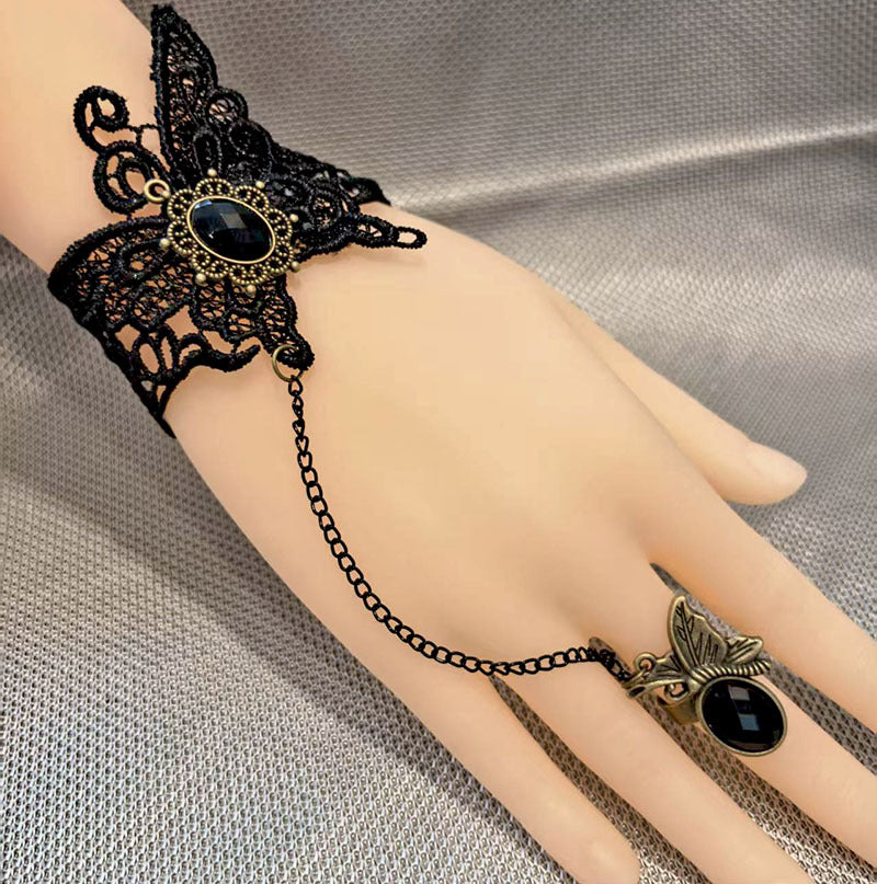 Wholesale Vintage Butterfly Lace  Bracelet