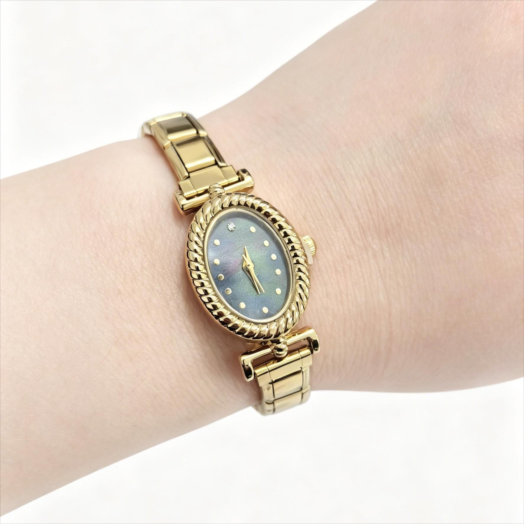 Wholesale Vintage Leopard Print Women' s Watch DIY Module Casual Fashion Accessory Party Gift