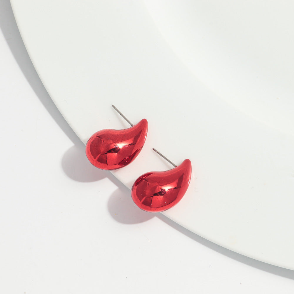 Wholesale Valentine's Day Red Acrylic Earrings
