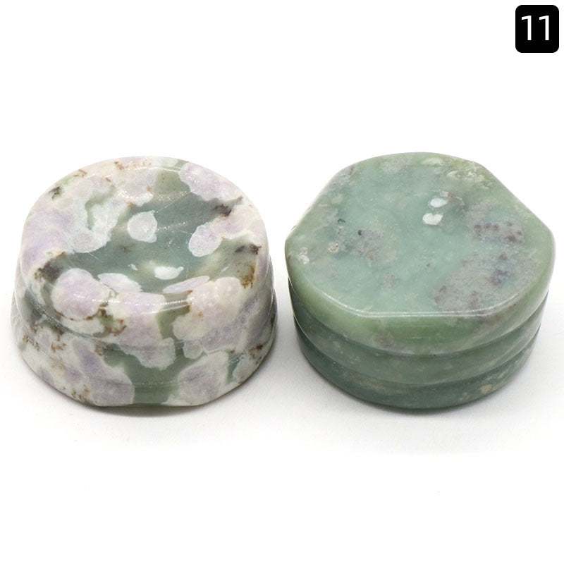 Wholesale Natural Crystal Agate Stone Ball Base ACC-DS-KeSuo003