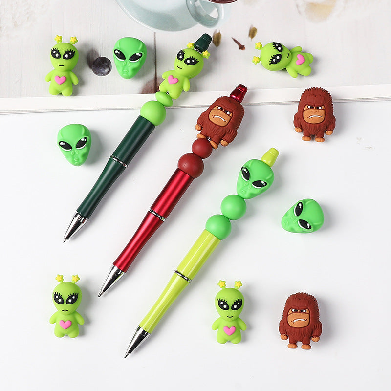 Wholesale  20pcs UFO alien  Focal Beads DIY Bead Accessories