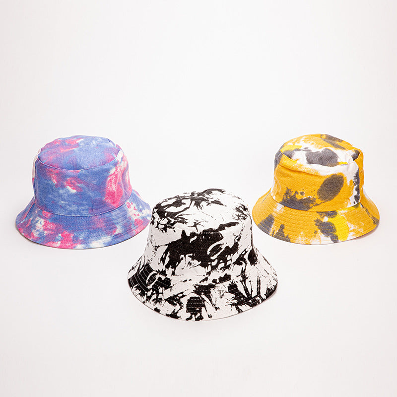 Wholesale  cotton tie-dyed fisherman hat  casual basin hat