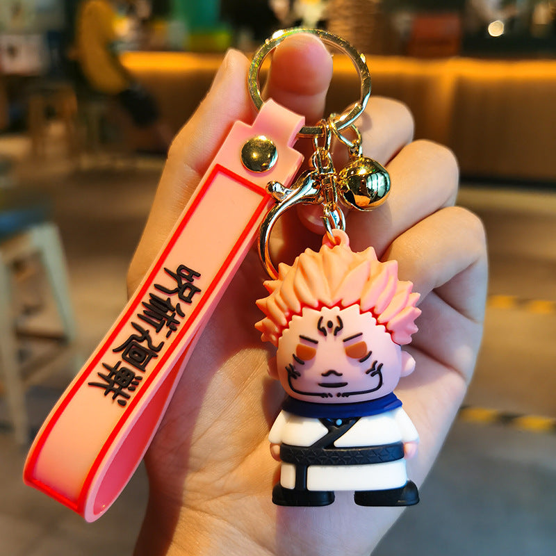 Wholesale Cartoon PVC Soft Keychain Cute Keychain ACC-KC-DingMing002