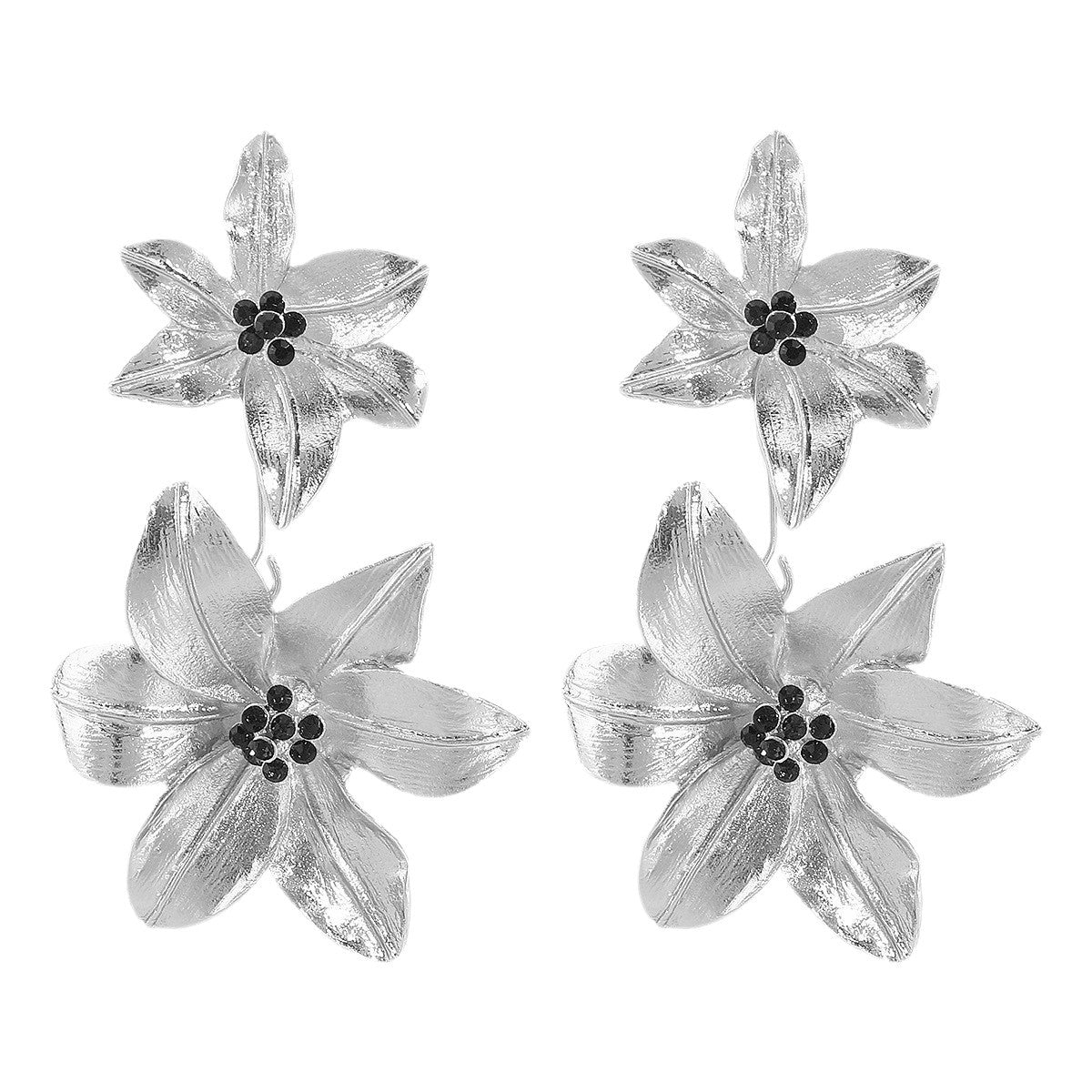 Wholesale flower design sense advanced earrings earrings versatile simple