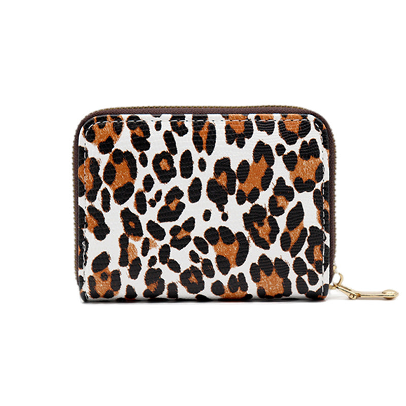 Wholesale Leopard Print Accordion Card Holder Wallet ACC-WT-BiLH009