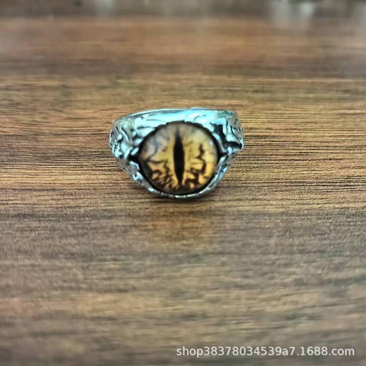 Wholesale Fashion Evil Eye Ring Adjustable Zinc Alloy Jewelry Accessory for Resale