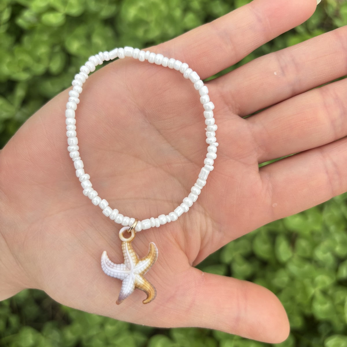 Wholesale Ocean Themed Acrylic Beaded Bracelet Handmade Dopamine Style Kids Jewelry Gift