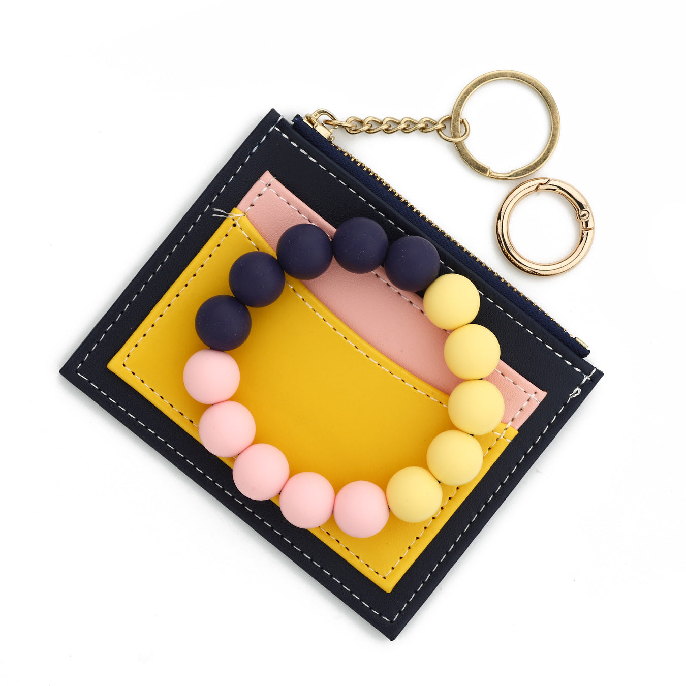 Wholesale 40PCS Bead BraceletWristlet Keychain