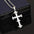 Wholesale Titanium Steel  Cross Necklace  Hip-Hop All-Match Pendant Necklaces