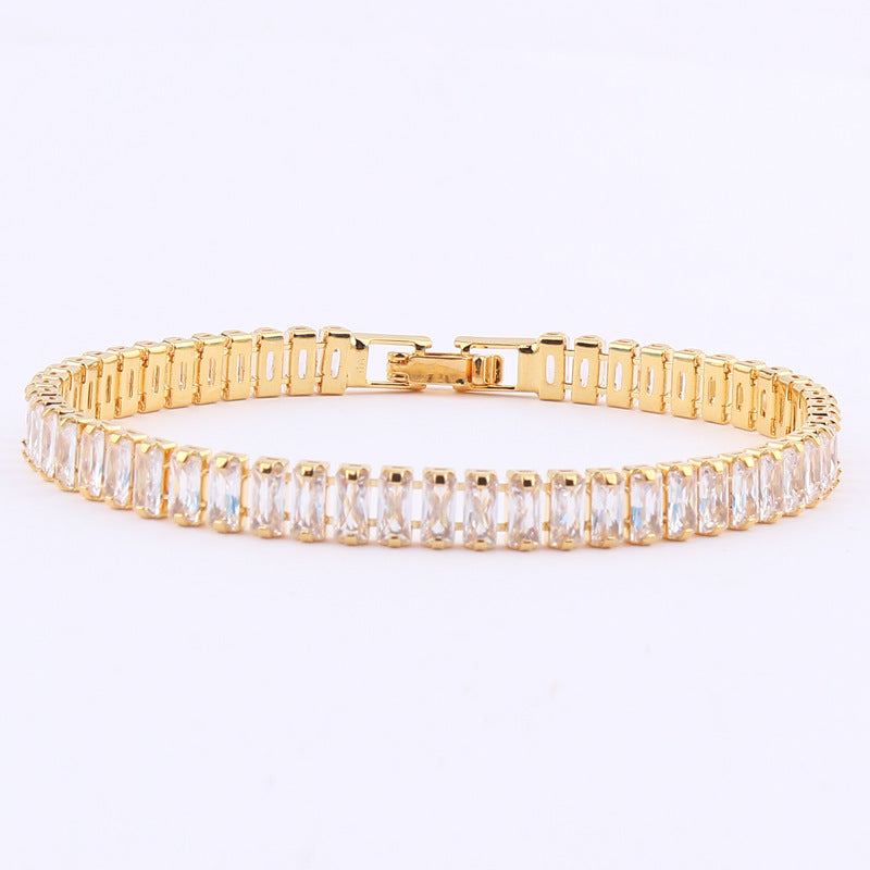 Wholesale 18K Gold Full Zircon Bracelet