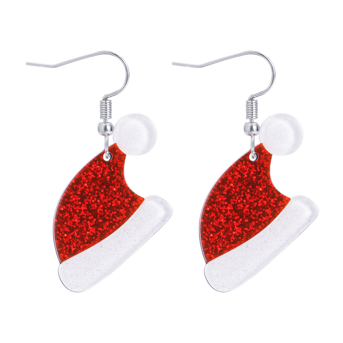 Carton de gros dessin animé Elk Old Snowman Boucles d'oreilles colorées