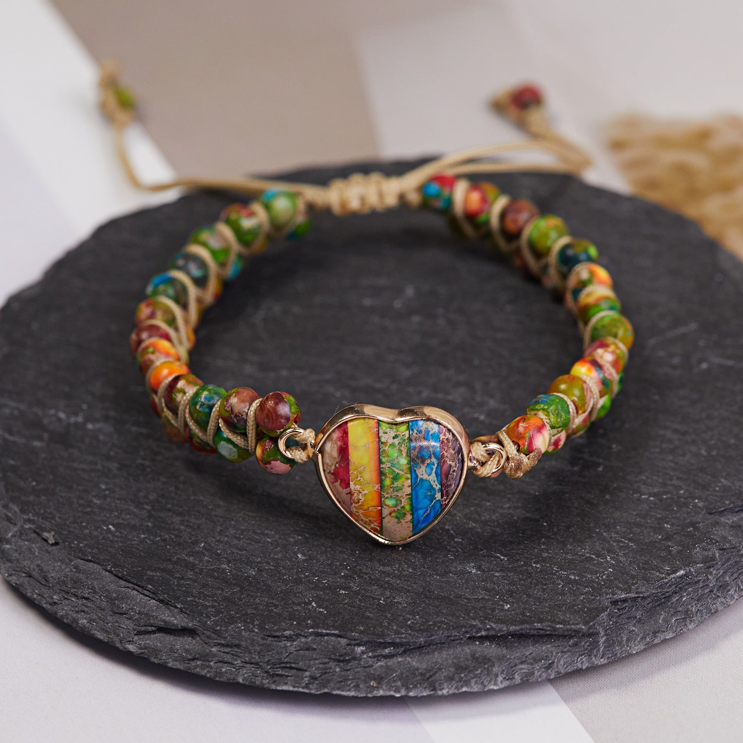 Wholesale  woven bracelet double-layer winding love bracelet