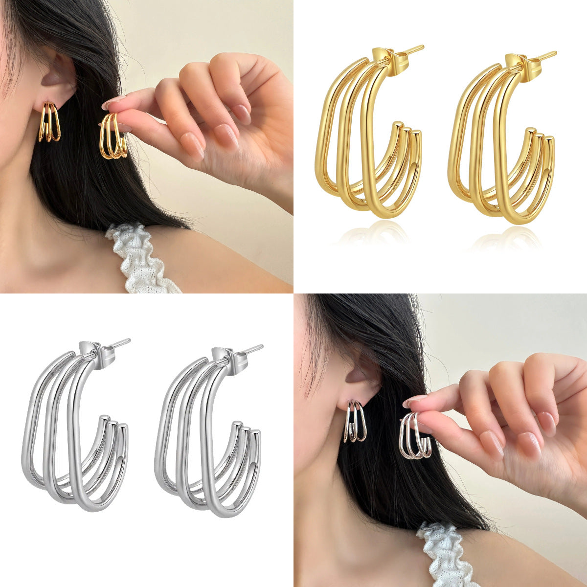 Wholesale Titanium steel earrings
