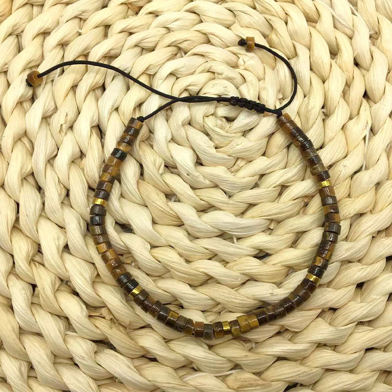 Wholesale Natural Stone Spacer Beads Braided Bracelet Adjustable Bracelet ACC-BT-Yima006