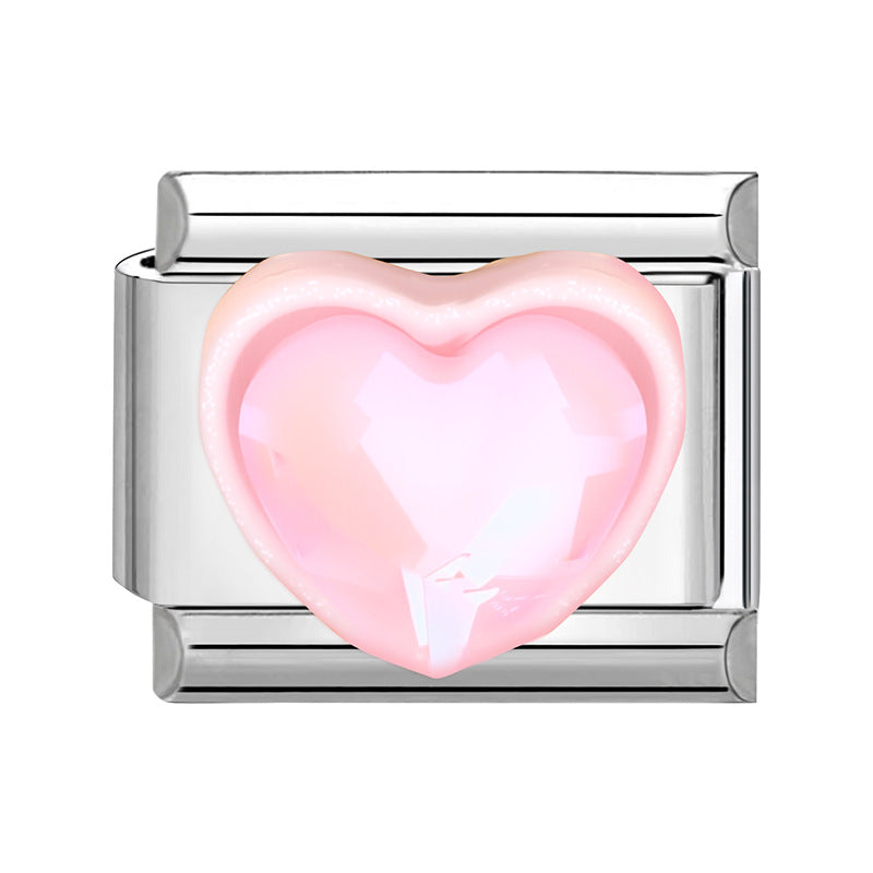 Wholesale  Italian Charm Bracelet 9mm DIY Colorful Personalized Creative Stainless Steel Composable Bracelet