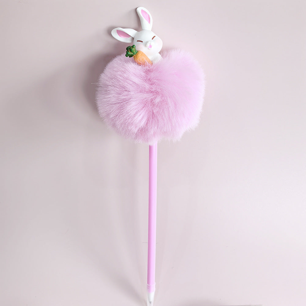 Wholesale Easter Bunny Carrot Plush Pen