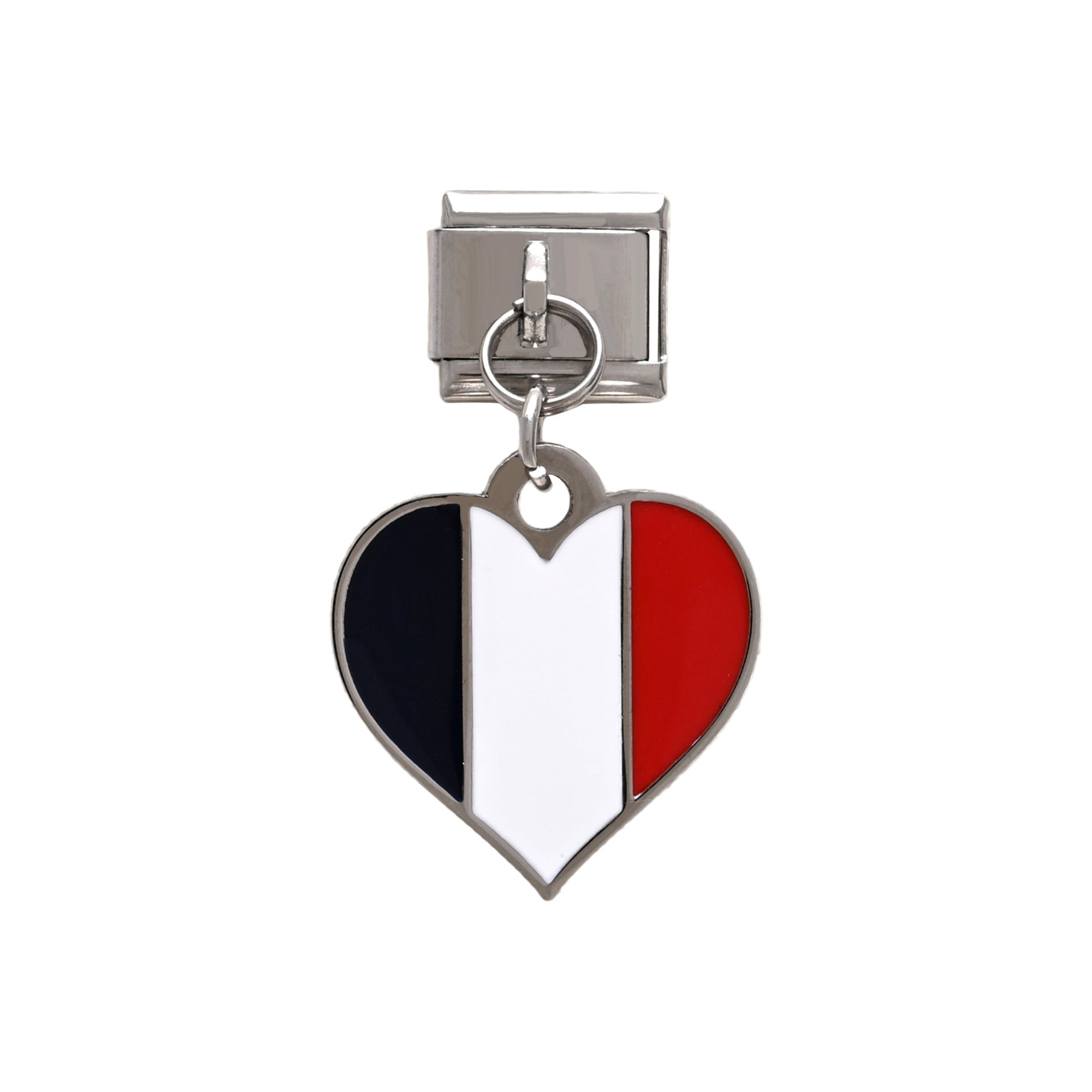 Wholesale 5pcs/ pack  9mm Italian Charm Starter Bracelets DIY square Single Section Creative Stainless Steel Composable Bracelet