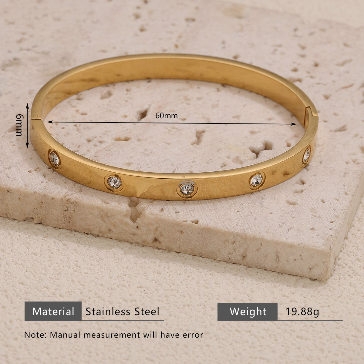 Wholesale Light Luxury  Bracelet for Women 18K Titanium Steel Color Retention