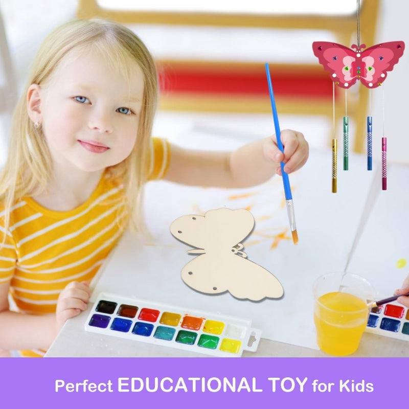 Wholesale  DIY butterfly wind chime handmade material bag