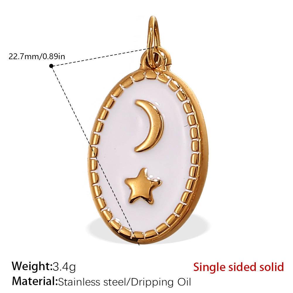 Wholesale Diamond-Encrusted Oil-Dropping Star Pendants Can Be DIY Bracelets and Necklaces