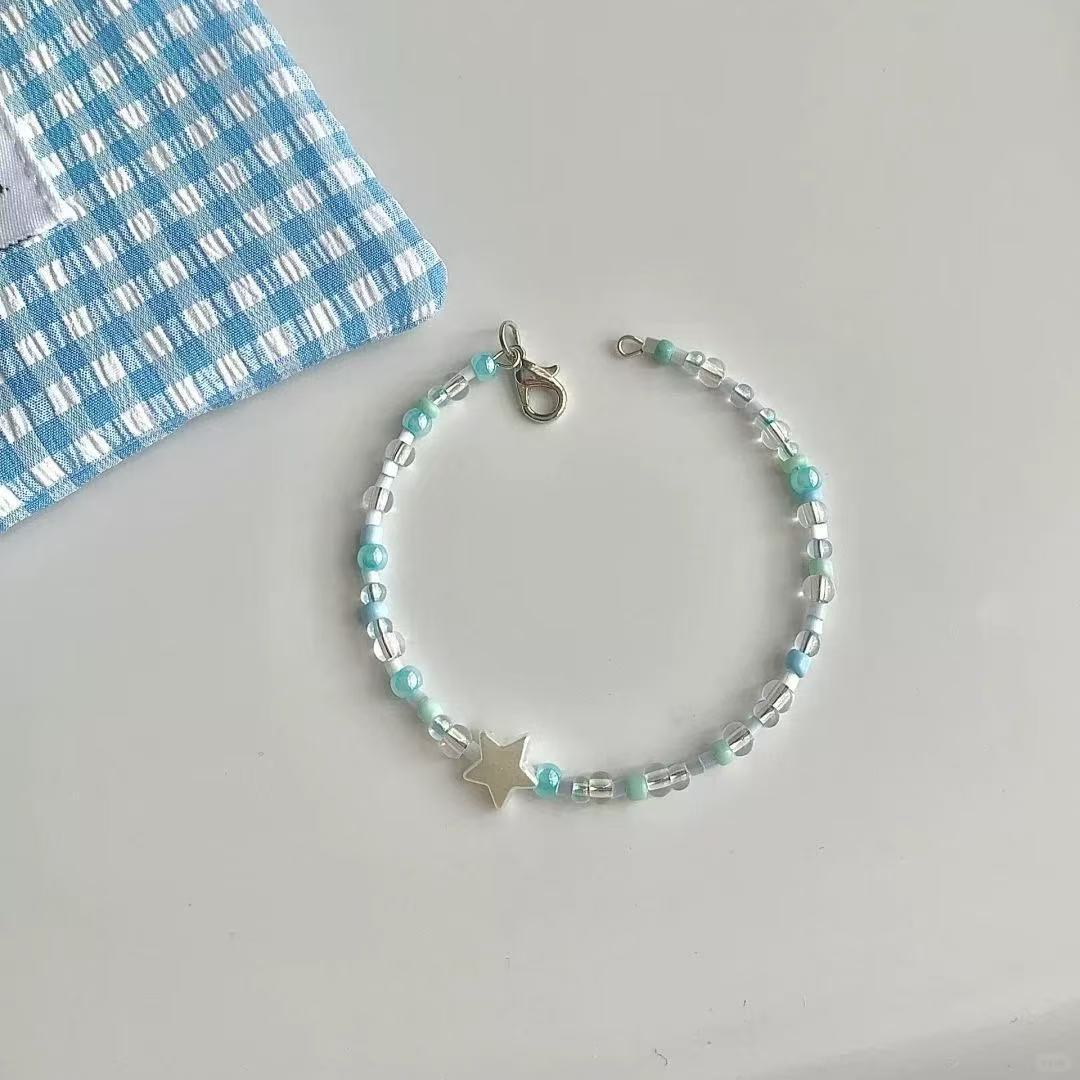 Wholesale Niche Seaside Shell Star Bracelet Alloy Electroplated Beach Vacation Fashion Accessory