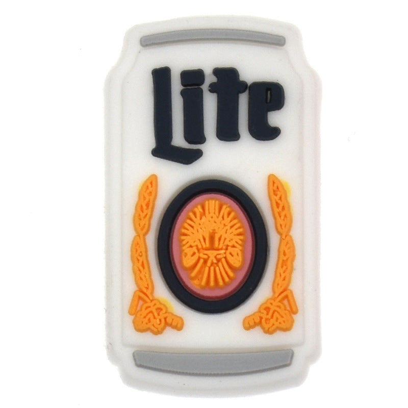 Wholesale Random 100pcs Beer Series Shoes Accessories Shoes Charms