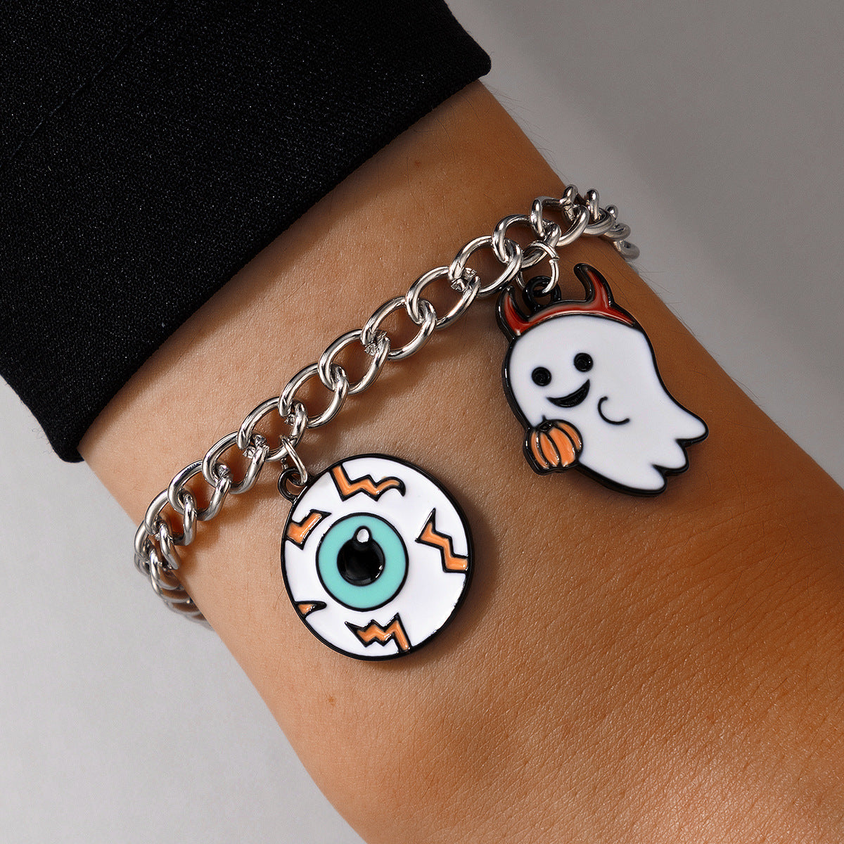 Wholesale  oil drop pumpkin anklet