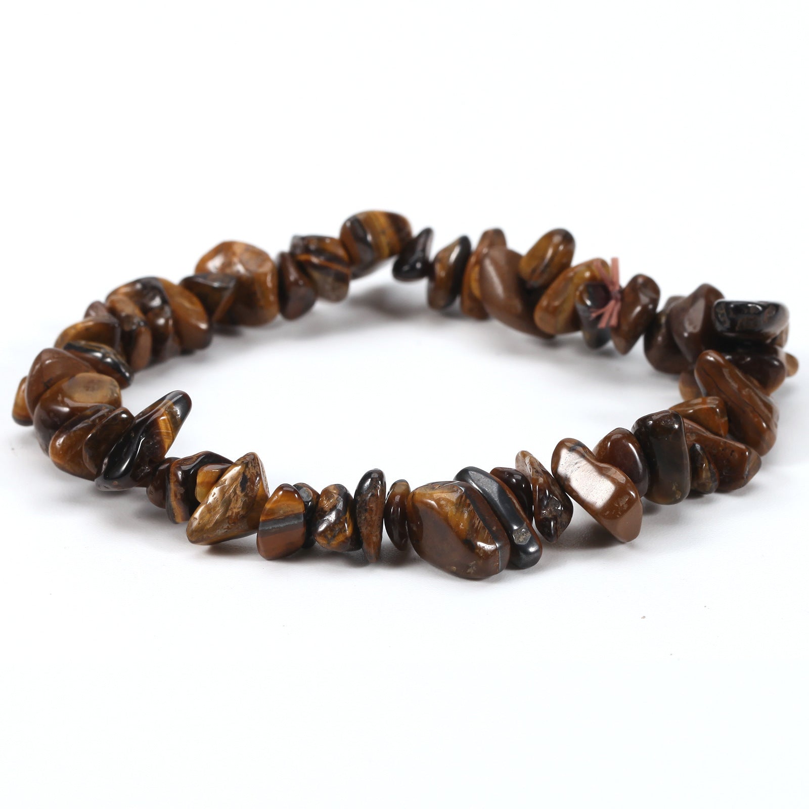 Wholesale Geometric Natural Stone Bracelet Irregular Gravel Beads Elastic Handmade Jewelry Accessory for Boutique Resale