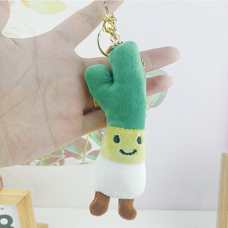 Wholesale Cute Broccoli Vegetable Plush Doll Keychain ACC-KC-Jiaq004