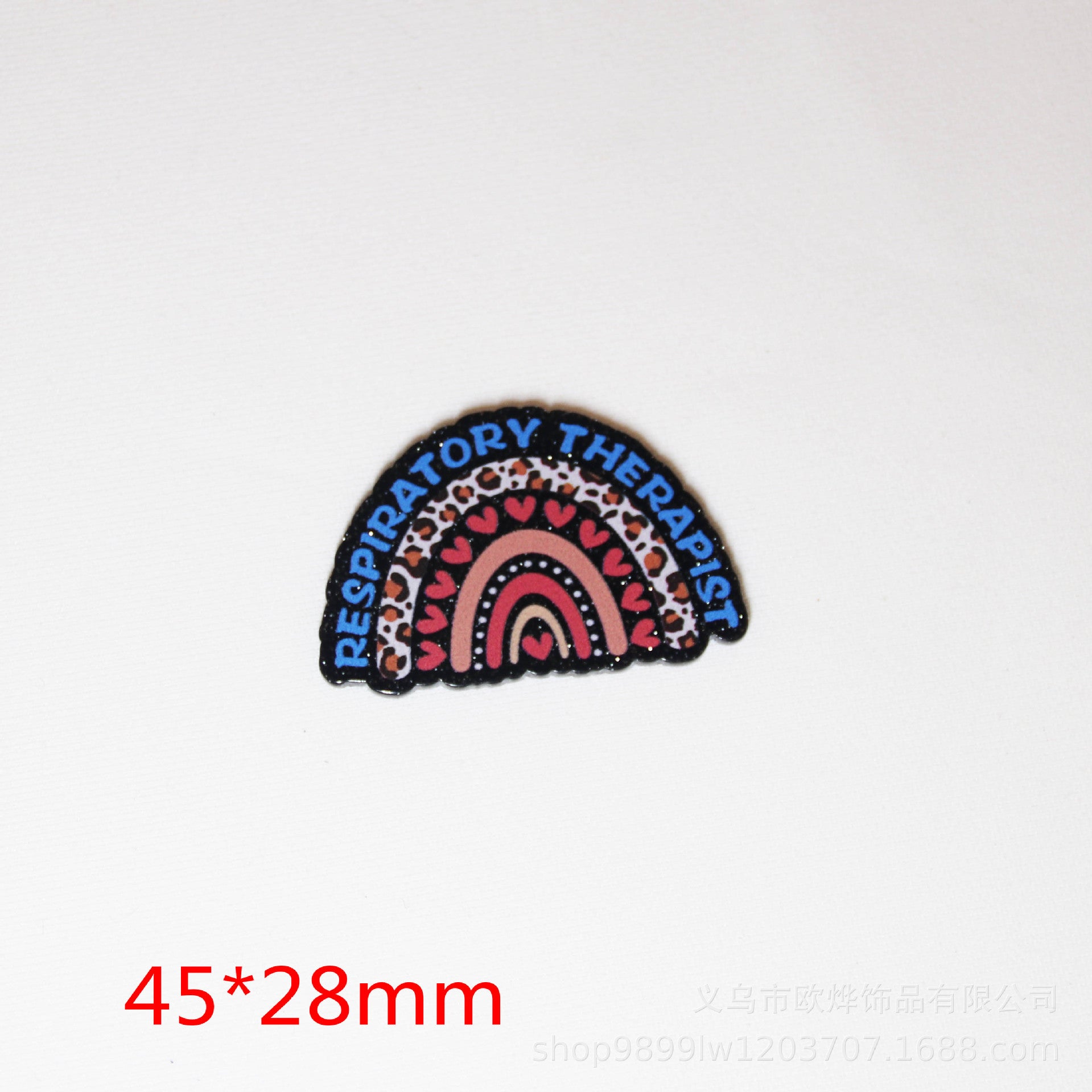 Wholesale 10pcs DIY Flatback Cartoon Colored Medical Acrylic Flatback Badge Reels Retractable Keychain DIY Accessories ACC-FK-OuYe006