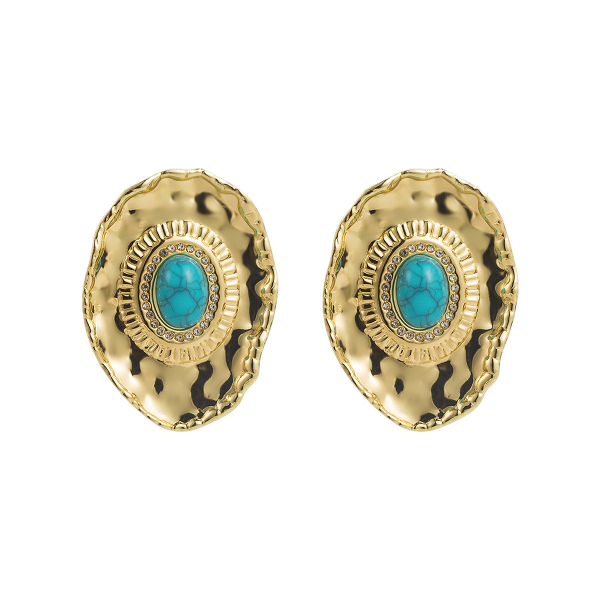 Wholesale Retro exaggerated style earrings