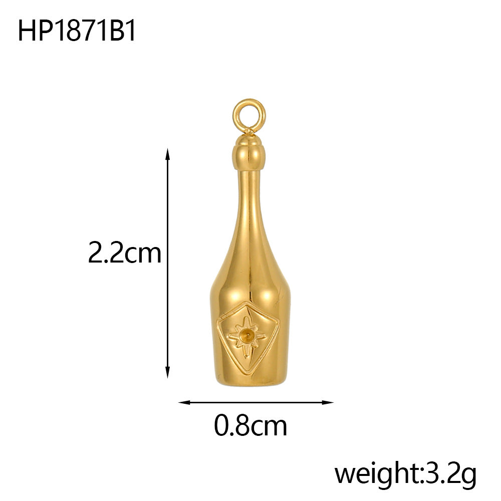 Wholesale Stainless steel three-dimensional pendant