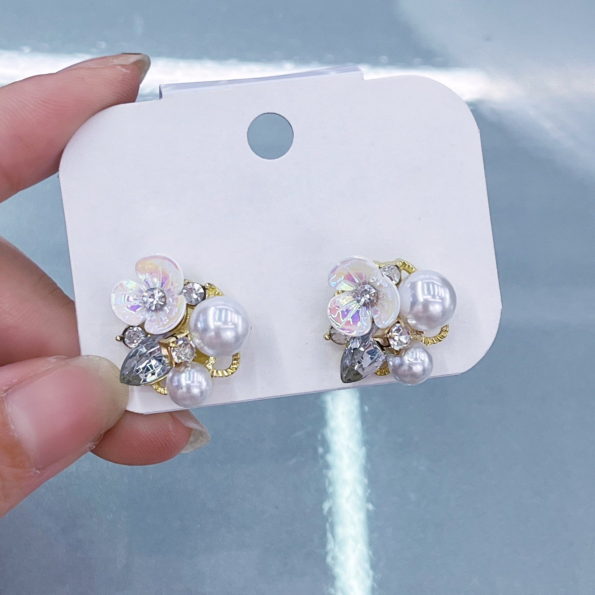 Wholesale Forest Style Earrings Flower Earrings ACC-ES-Hanxi013