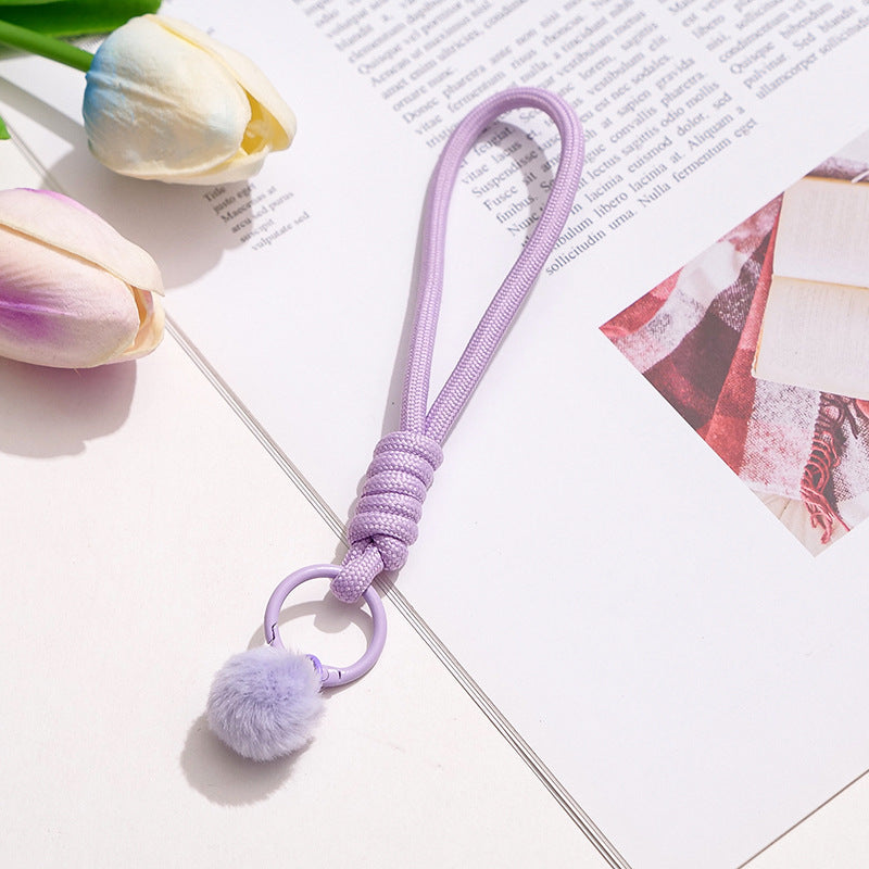 Wholesale Cloth Woven Lanyard Colorful Minimalist Keychain Strap,  Everyday Use for Phone Water Bottle