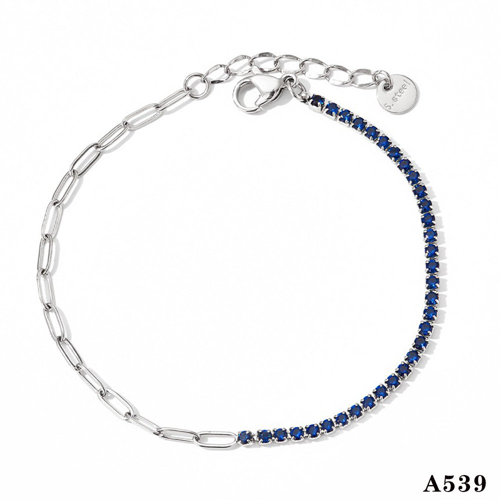 Wholesale  fashion minimalist design stainless steel ankle