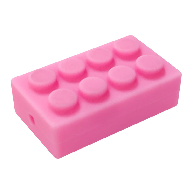 Wholesale 10pcs Focal Beads Building Blocks Silicone DIY For Beaded Pen