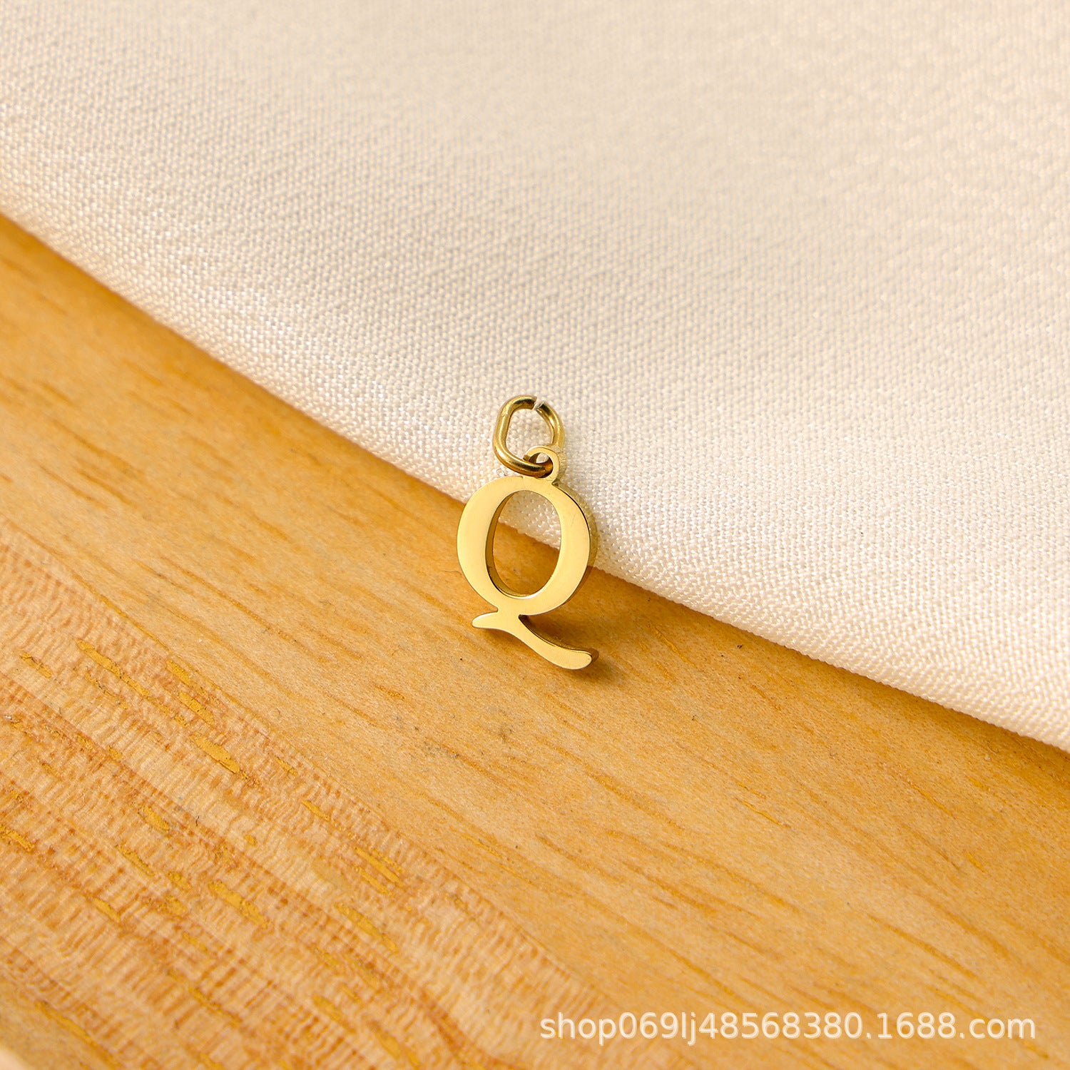 Wholesale Titanium steel letter pendant