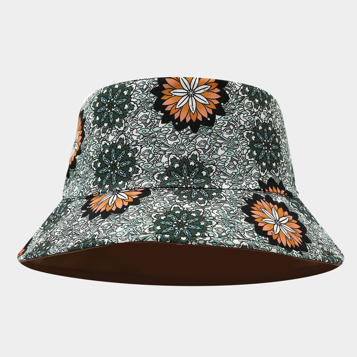 Wholesale Bohemian style pattern retro hot diamond double-sided fisherman hat