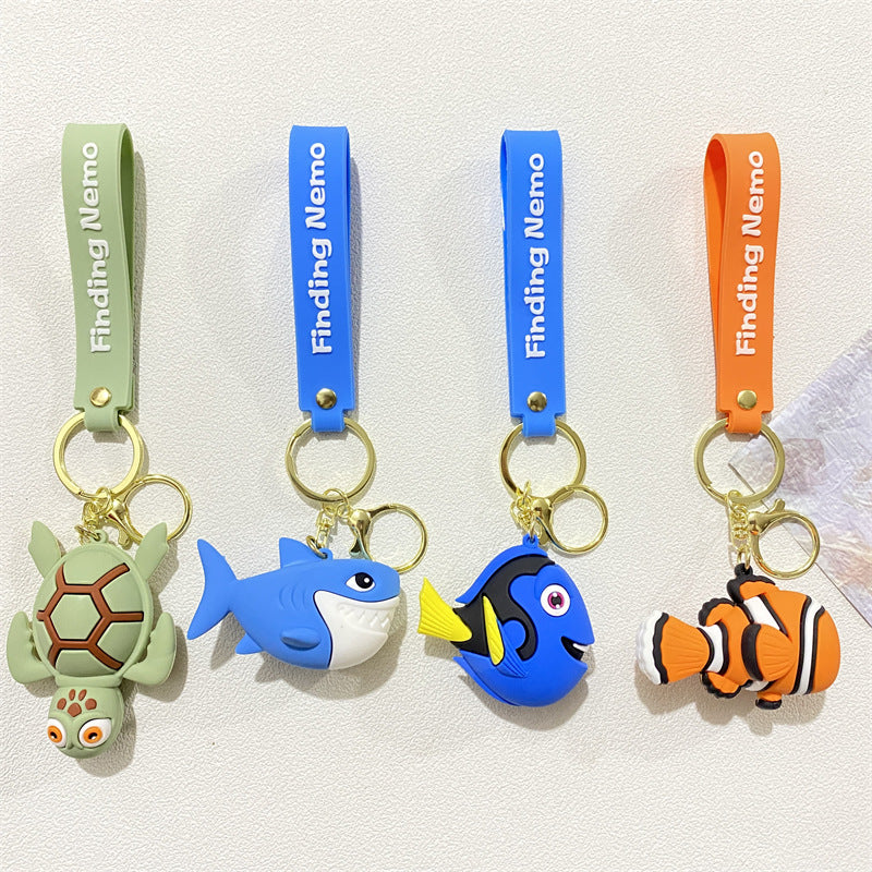 Wholesale Cartoon PVC Soft Glue Keychain ACCVIP-KC-WuY002